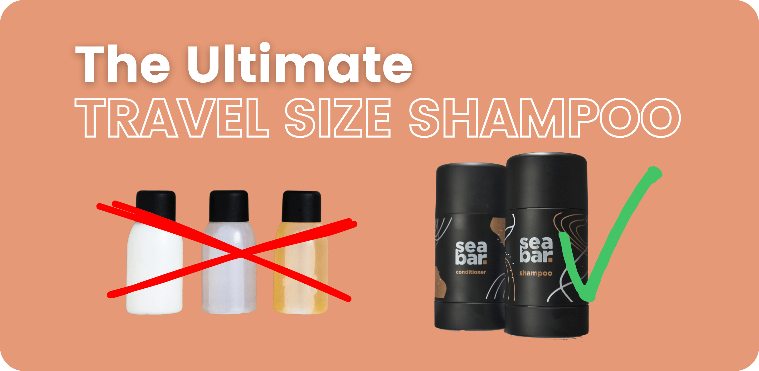 SeaBar the ultimate travel size shampoo
